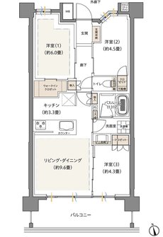 ザ・ライオンズ西川口 間取り G2 type