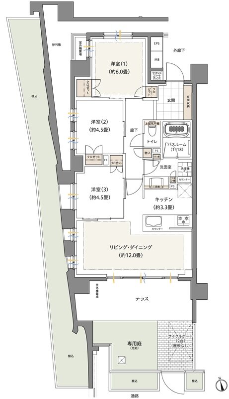 ザ・ライオンズ西川口 間取り D1 type