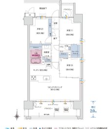 ポレスター大江プレミア 間取り Dタイプ