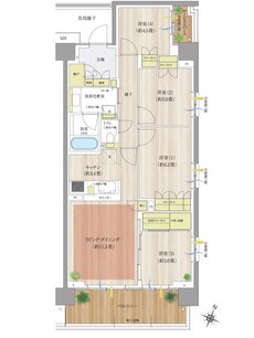 オハナ 蘇我ガーデニア 間取り A20 type