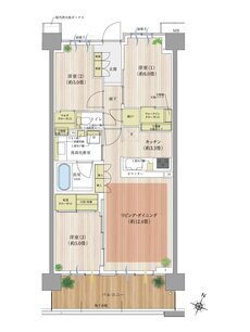 オハナ 蘇我ガーデニア 間取り A7 type