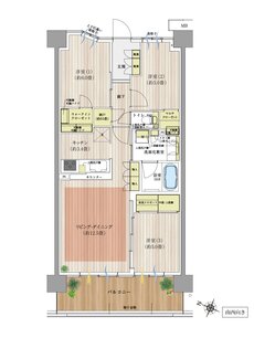 オハナ 蘇我ガーデニア 間取り B8 type