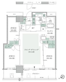 プラウドタワー小岩フロント 間取り L1 type