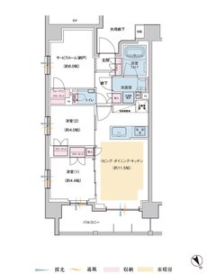 プレシス上福岡 間取り Dタイプ