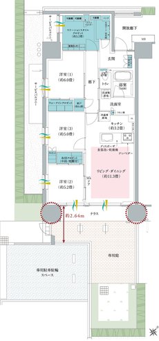 メイツ川越南台 間取り Ag type