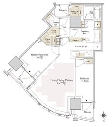 ＴＨＥ　ＴＯＹＯＭＩ　ＴＯＷＥＲ　ＭＡＲＩＮＥ＆ＳＫＹ 間取り W-67Dne type