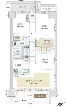 クレアホームズ住ノ江 間取り F type