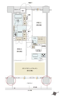 クレアホームズ住ノ江 間取り C TYPE