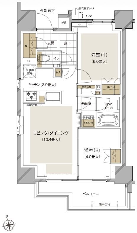 ブランズ西荻南三丁目 間取り A type