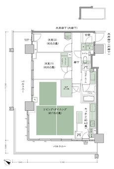 ベイシティタワーズ神戸 EAST 間取り E-75Bb-2(ET) type