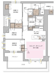 ジオ京都北大路 間取り Dt type
