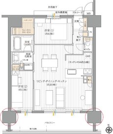 ダイアパレス一宮本町 間取り B4タイプ