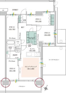 マツドリーム プロジェクト/ルネ松戸みのり台 間取り G1r type［メニュープラン2］