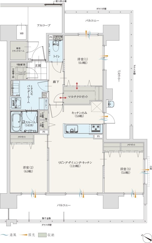 アルファステイツ大村駅 間取り D1 type