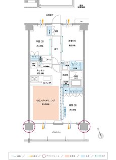 サンクレイドル京王八王子 間取り G type