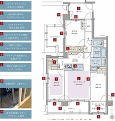 サーパス古正寺中央公園 間取り Grタイプ