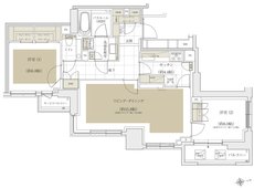 アトラス麻布台 間取り D1 type