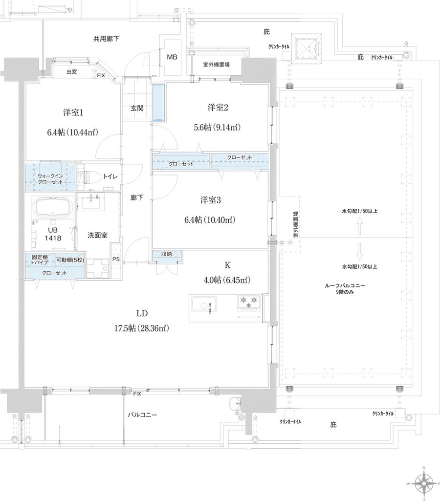 グリーンヒル古国府IIブライト 間取り D1タイプ