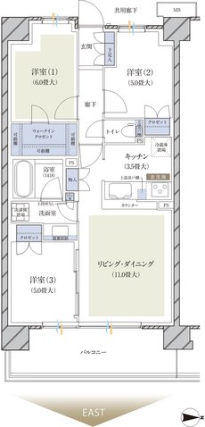 ブランズ横浜いずみ野 間取り M type