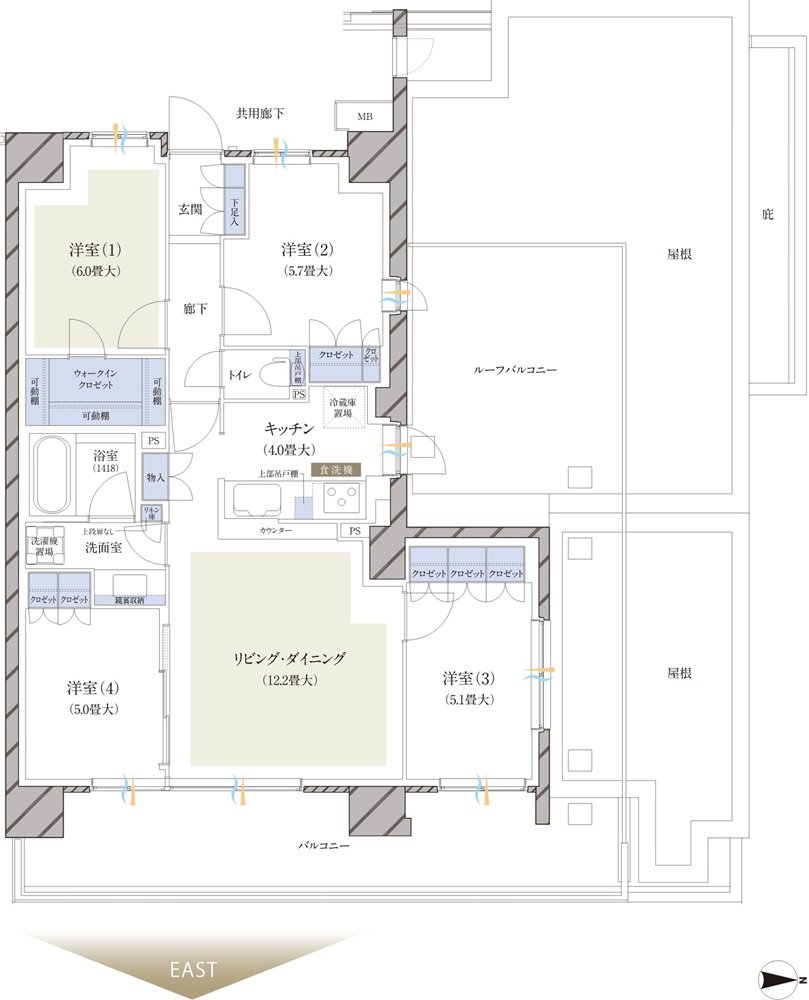 ブランズ横浜いずみ野 間取り Nr type