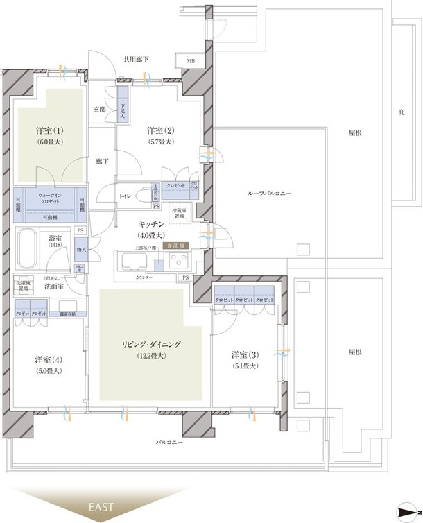 ブランズ横浜いずみ野 間取り Nr type