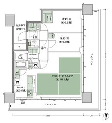 シティタワー古川橋 間取り A-2 type