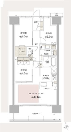 メイツ岐阜 間取り C type