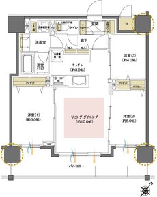 レーベン福住 LEGEND ARKS 間取り L1 TYPE