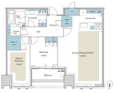 パークタワー大阪堂島浜 間取り E-90Gnタイプ（MENU）
