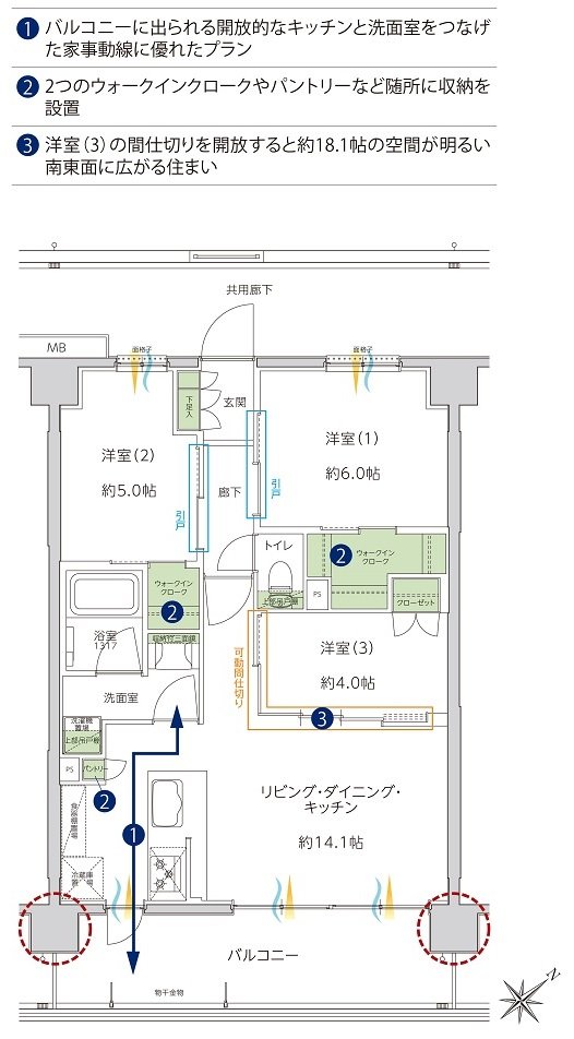 サンクレイドル成増 間取り C type