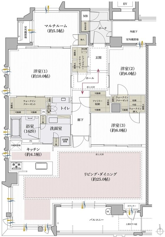 クレアホームズ道後上市 ザ・プレミアム 間取り I type【MENU PLAN2】