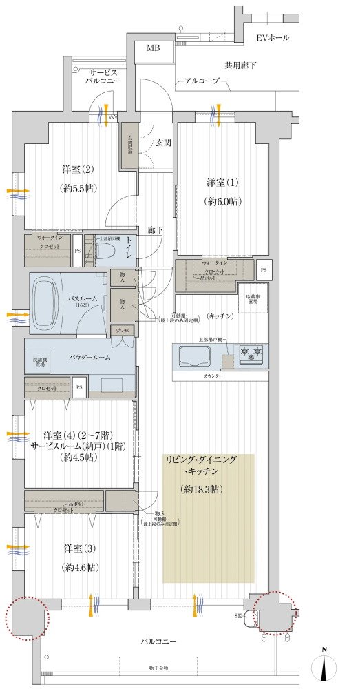 プレサンス グラン 大垣 間取り Aタイプ