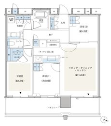 パークシティ小岩　ザ　タワー 間取り 73Eタイプ