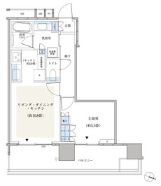 パークシティ小岩　ザ　タワー 間取り 41E’タイプ