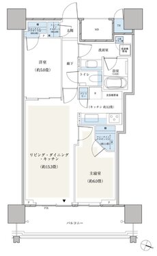 パークシティ小岩　ザ　タワー 間取り 62Eタイプ