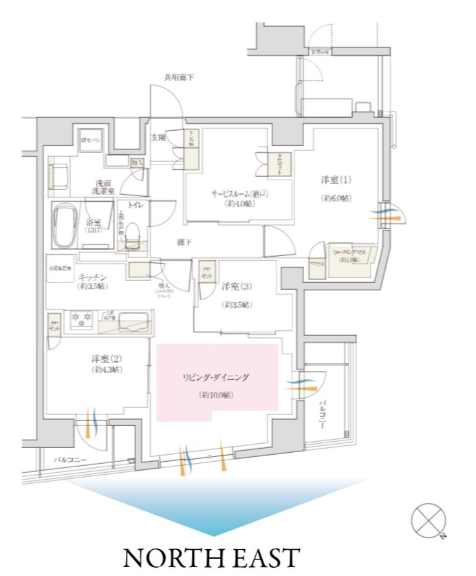 ジオ瑞江 間取り Jタイプ