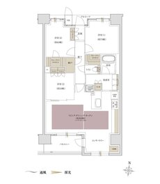 ファインレジデンス住道駅前（すごい駅前プロジェクト） 間取り O' type