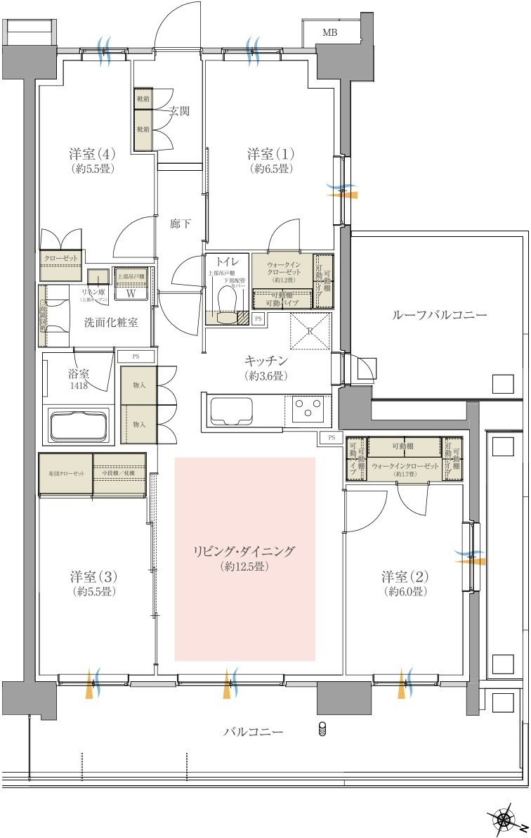 オハナ高尾 間取り Nr type