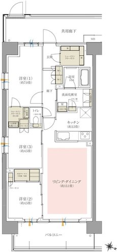 オハナ高尾 間取り H2 type