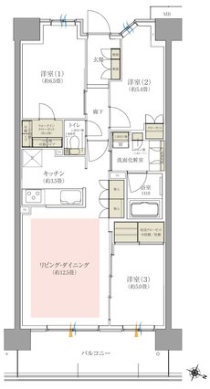 オハナ高尾 間取り L type