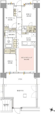 オハナ高尾 間取り Jg type