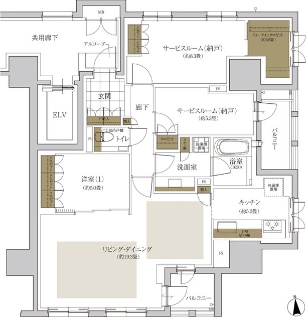グランドメゾン清水谷 THE HOUSE 間取り C type menu1