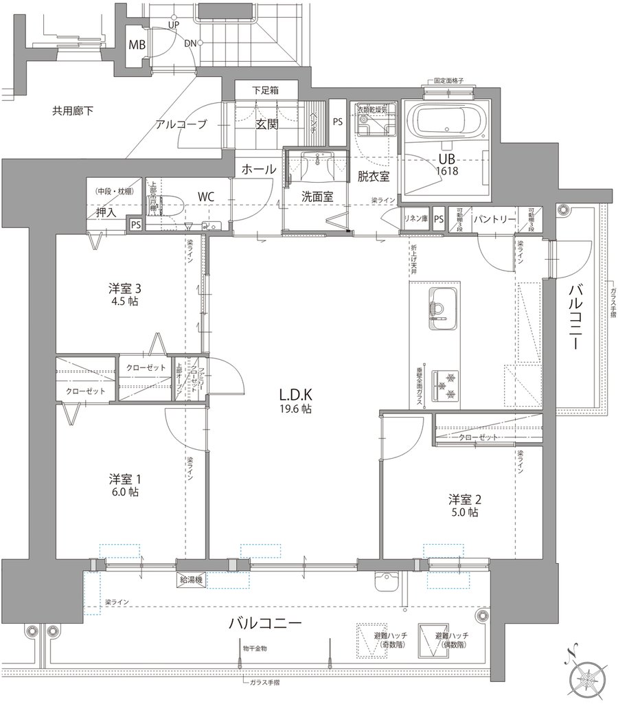 リヴィエール門司港ファーストビュー 間取り B type
