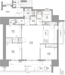 リヴィエール門司港ファーストビュー 間取り B type