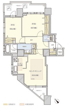クレアホームズ二十四軒 間取り C TYPE