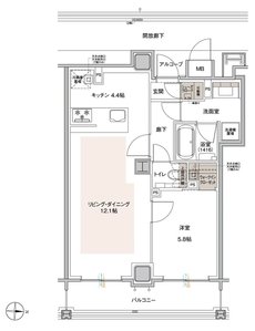 ラルステージ段原 THE MiD 間取り Fタイプ