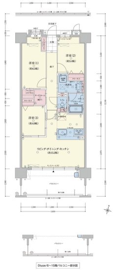 アメイズ諫早駅前プレミアム 間取り D TYPE