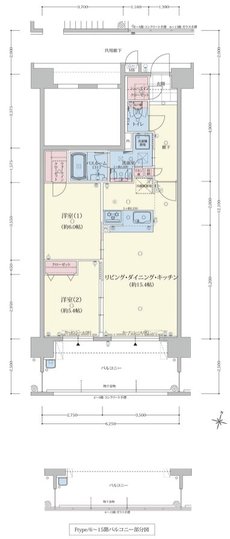 アメイズ諫早駅前プレミアム 間取り F type