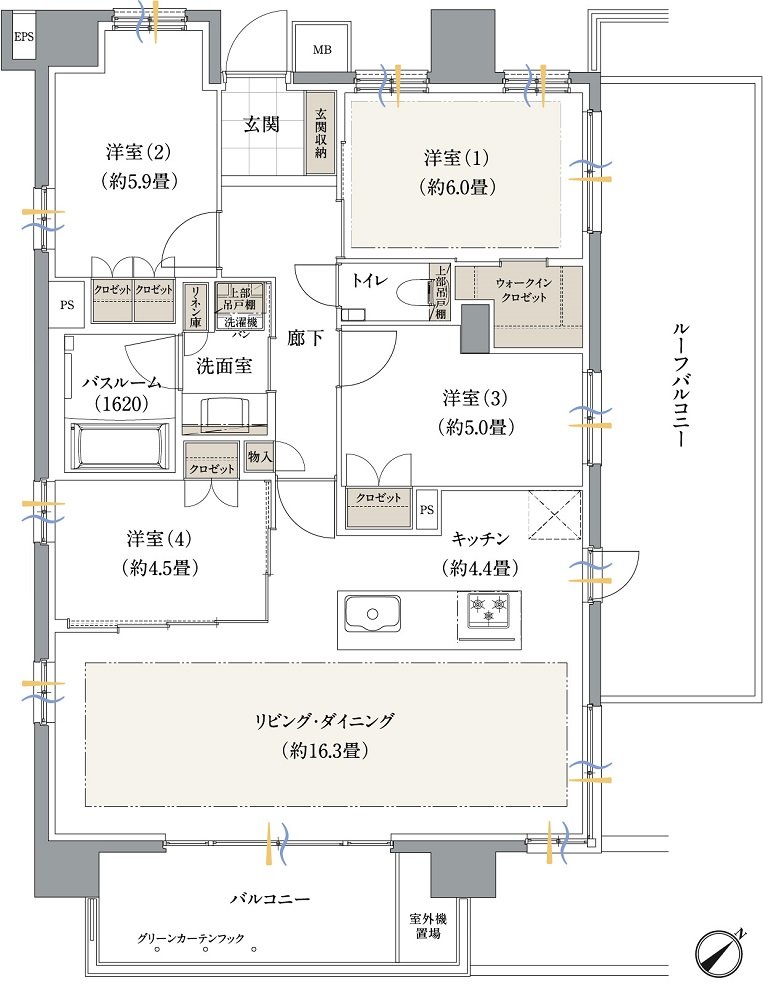 ザ・ライオンズ妙典 間取り L type