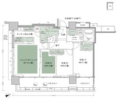 シティタワー東京田町 間取り M-3 type
